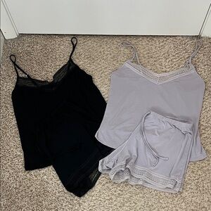 Reveal Lingerie Lace Trim Sleepwear Bundle Sets - Size Medium